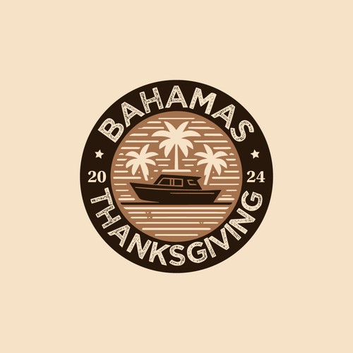 Yacht club logo with the title 'Thanksgiving LOGO'