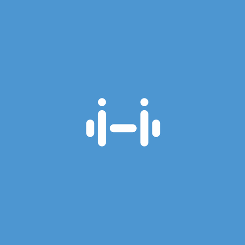 Meaningful design with the title 'Dual meaning logo for fitness app: Fitrain'