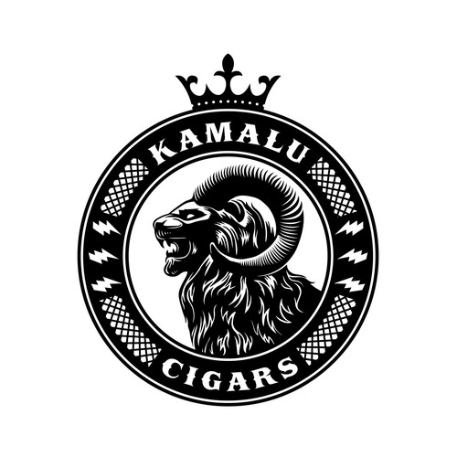 Smoke design with the title 'KAMALU CIGARS'