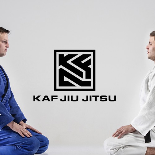Jiu-jitsu design with the title 'Bold Jiu Jitsu Logo'