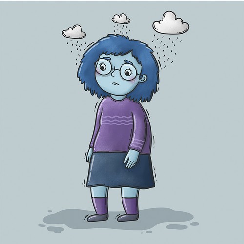 Character artwork with the title 'character design '