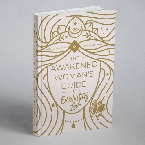 Girl book cover with the title 'Book cover design'