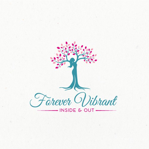 Silhouette logo with the title 'Forever Vibrant'