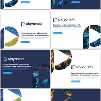 Google Slides for  PlayaNext.