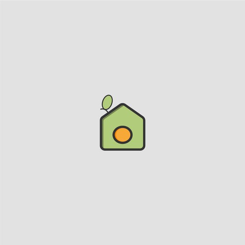 Avocado logo with the title 'Logo project for Real Estate company Avocado Estate'