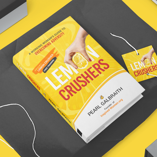 Lemon design with the title 'Bold cover design for Pearl!'