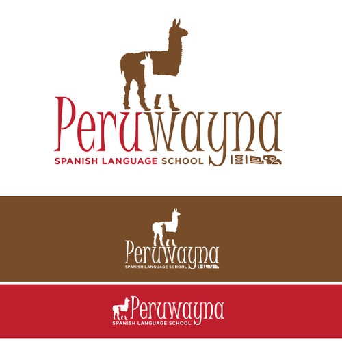 Peruvian logo with the title 'Logo for a Spanish language school in Peru'