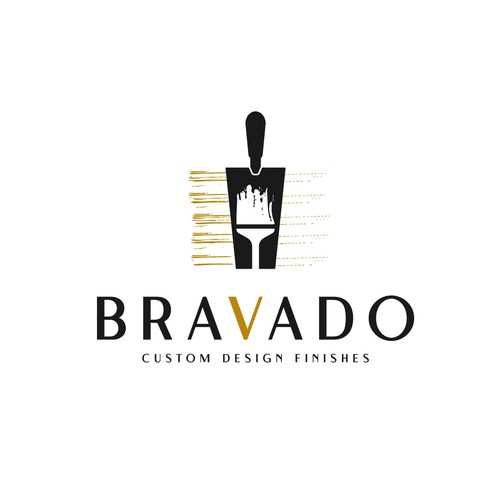 Decorative brand with the title 'bravado'
