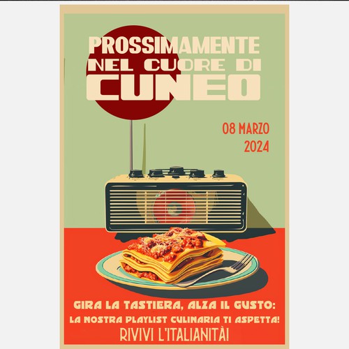 Advertising design with the title 'poster desigb'