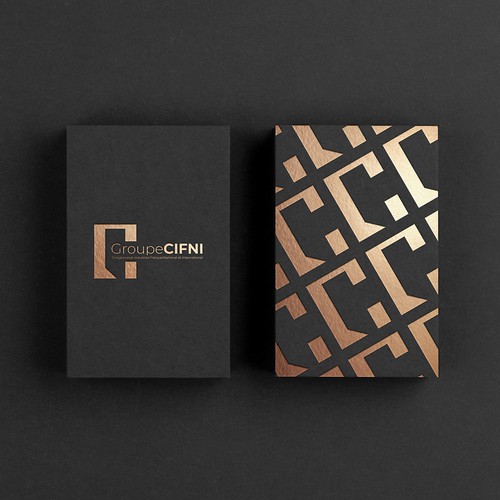 Industrial brand with the title 'Logo Design'