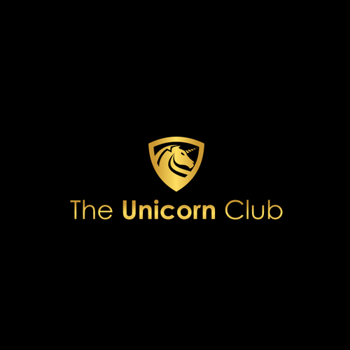 Unicorn logo with the title 'logo for club'