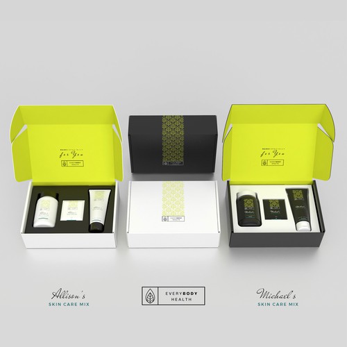 Personalized design with the title 'Health Kit for a Personalized Supplement Company'