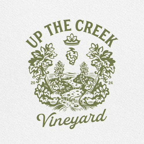 Engraving logo with the title 'Concept logo.'