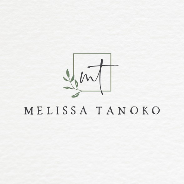 Company logo with the title 'New logo for a health & wellness writer'