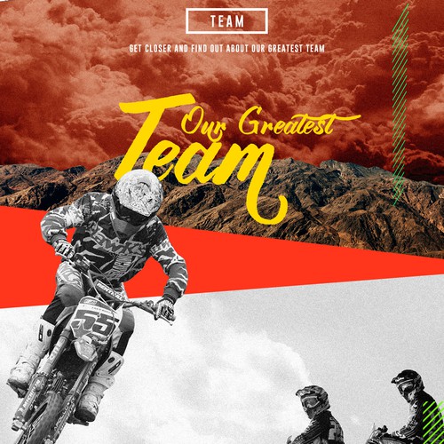 Motorcycle website with the title 'Apollo Motors Website Redesign'