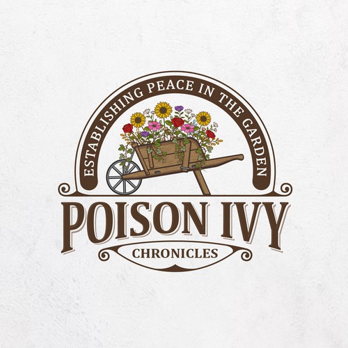 Garden logo with the title 'Bold and beautiful logo concept for Poison Ivy'