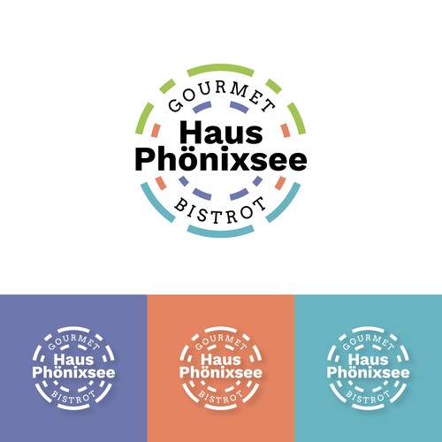 Bistro logo with the title 'Bistro restaurant logo design'