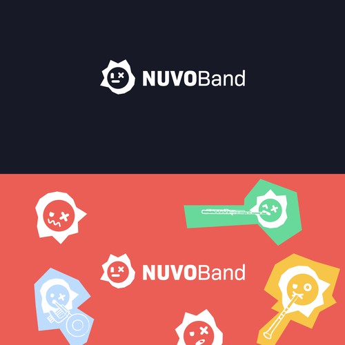 Instrument logo with the title 'NUVOBand'