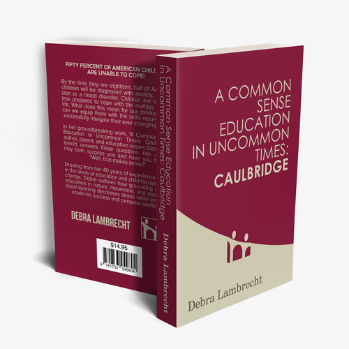 College book cover with the title 'Modern & Simple Book Cover Design'