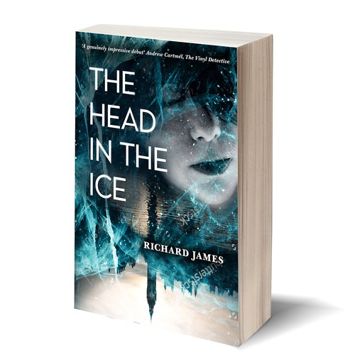 Detective book cover with the title 'Book Cover Contest Entry'