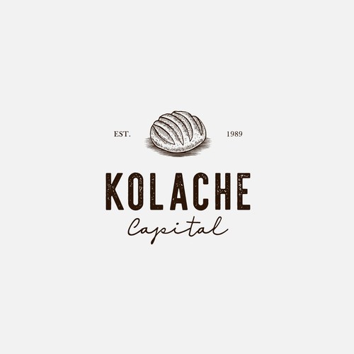 Best logo with the title 'Kolache Capital'