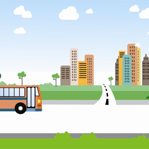 Back design with the title 'Create an illustrative background image for BOKOLINA'