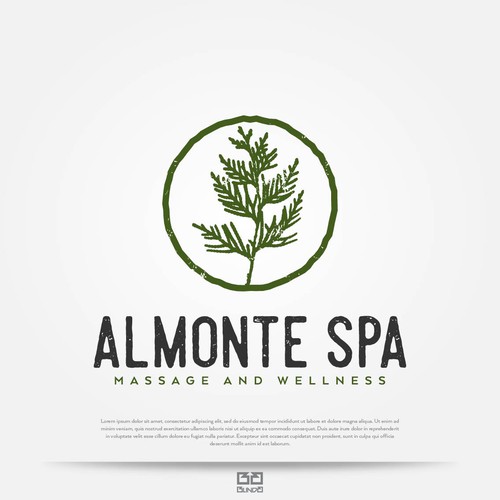 Wellness logo with the title 'Logo for spa center'