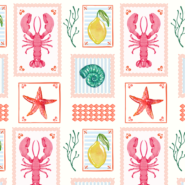 Illustration with the title 'Pattern design'