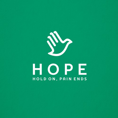 Bird sport logo with the title 'Novel, Timeless Logo for a Mental Health Nonprofit Organization'