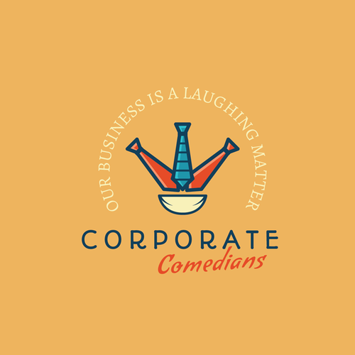 Tie logo with the title 'Corporate Jester Design'