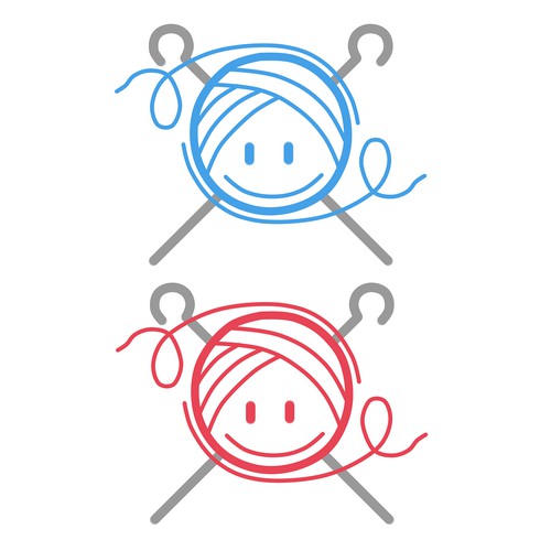 Yarn design with the title 'Logo for brand '