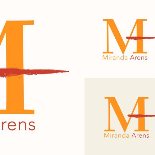 Personal logo with the title 'Personal branding for Miranda Arens'