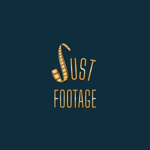 Videography logo with the title 'Just Footage Logo'