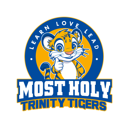 Tiger logo with the title 'mascot logo for sale'