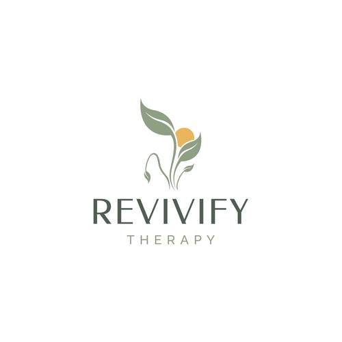 Wellness brand with the title 'Logo for a Therapy Practice'