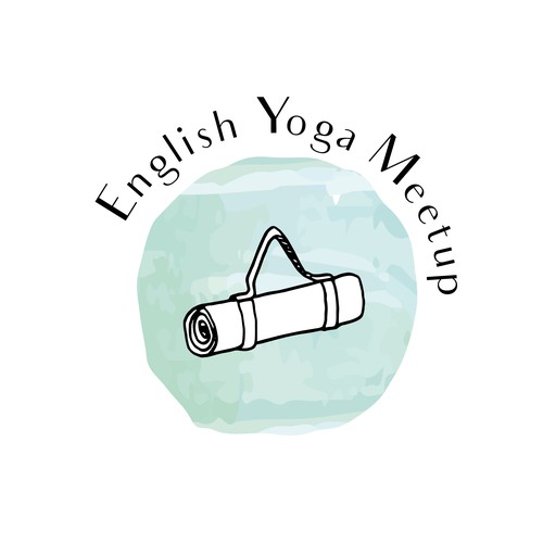 English logo with the title 'English Yoga Meetup'