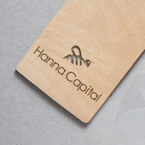 Flying logo with the title 'Logo concept for financial company'