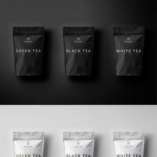 Minimal packaging with the title 'Pouch Bag Design'