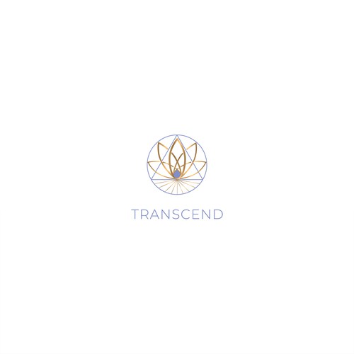 Mystical logo with the title 'Logo for the Magazine Transcend'