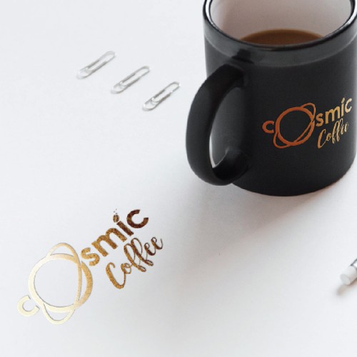 Cosmic design with the title 'Cosmic coffee'