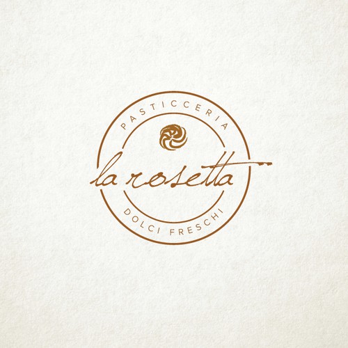 Stylish design with the title 'Vintage logo concept for bakery'