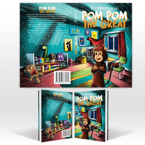 Children's book cover with the title 'Children's Book Cover Illustration'