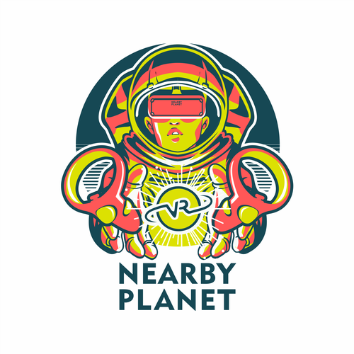Technology t-shirt with the title 'Nearby Planet'