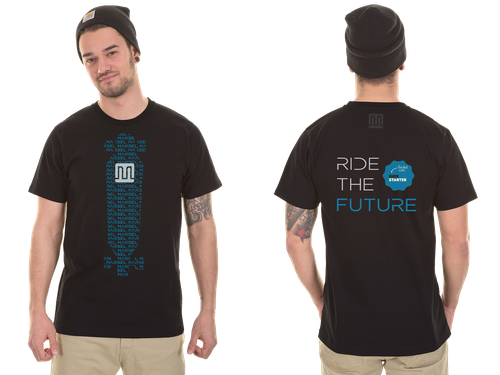 Urban t-shirt with the title 'T-shirt for the World's lightest electric vehicle.'