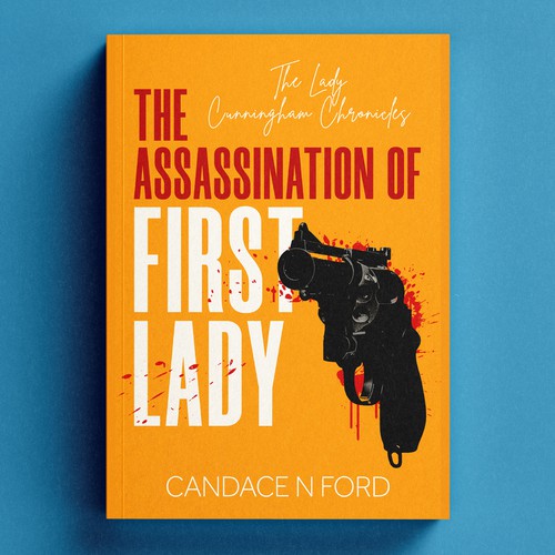 Design with the title 'The assassination of First Lady'