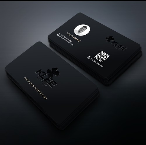 Black design with the title 'Personal Business card'