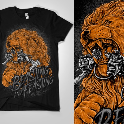 Design T-Shirt for Beasting and Feasting