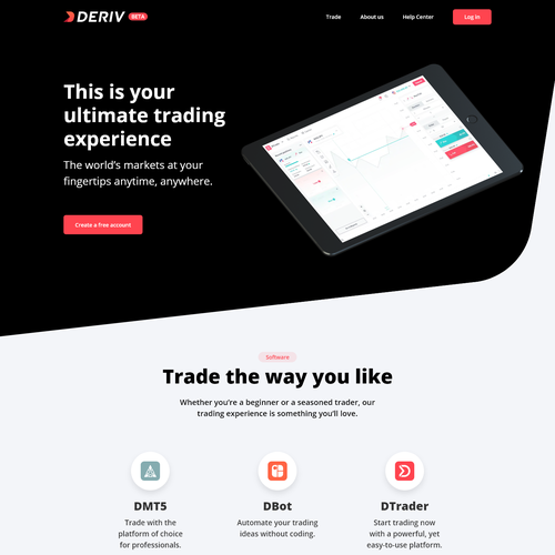 Money website with the title 'Trader Site'