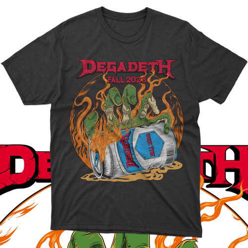 Heavy metal design with the title 'Heavy metal concert'