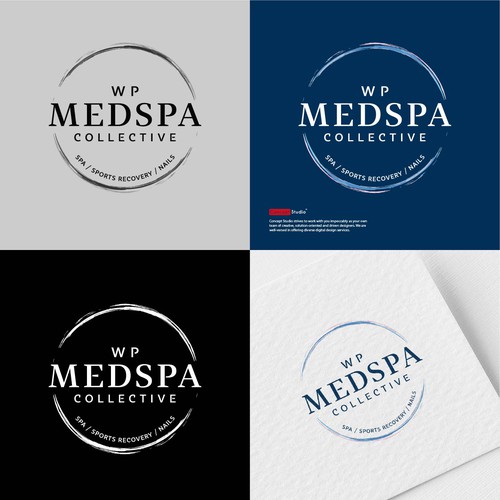Retreat design with the title 'WP MedSpa Collective: Where Luxury Meets Performance'
